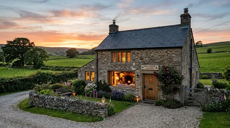 Luxury Holiday Cottage Stay in the UK at Rock House Cottage