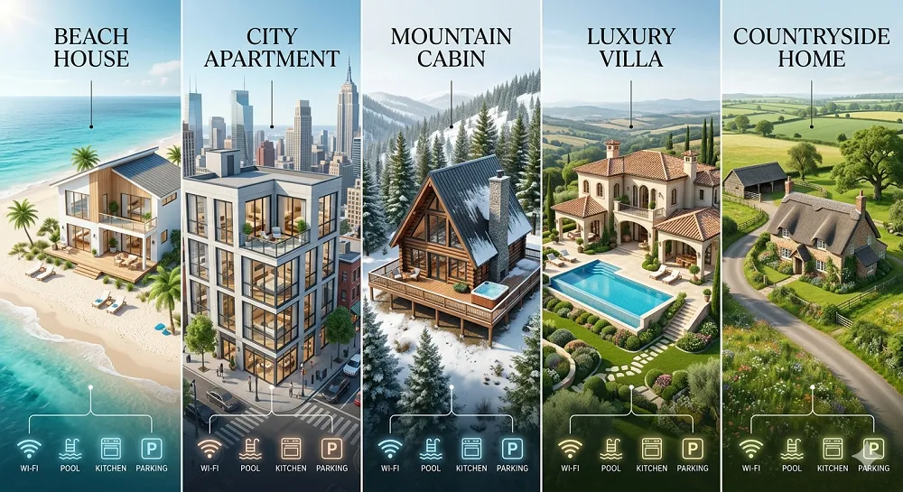 Vacation Rental Types Comparison Overview